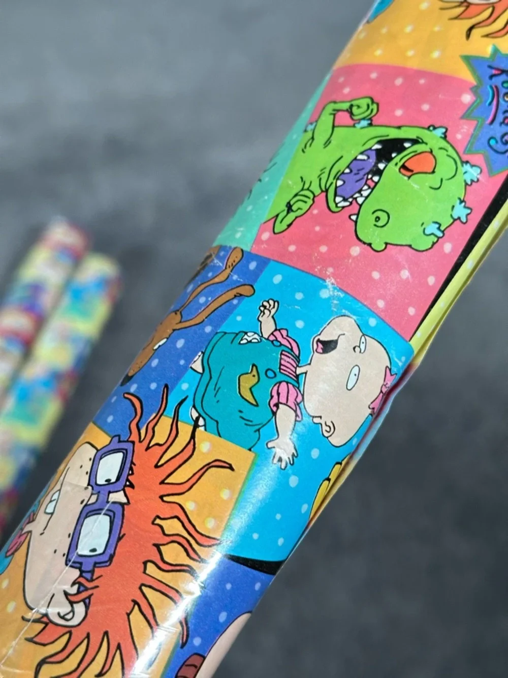 3 Rolls 1997 Nickelodeon American Greetings Rugrats Gift Wrapping Paper Prop Y2K